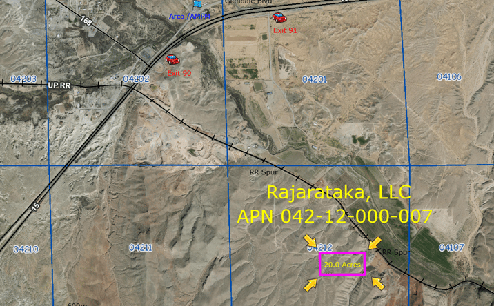 Pictures of Land property located at Lewis Ranch Rd, Moapa, NV 89025 for sales - image #1