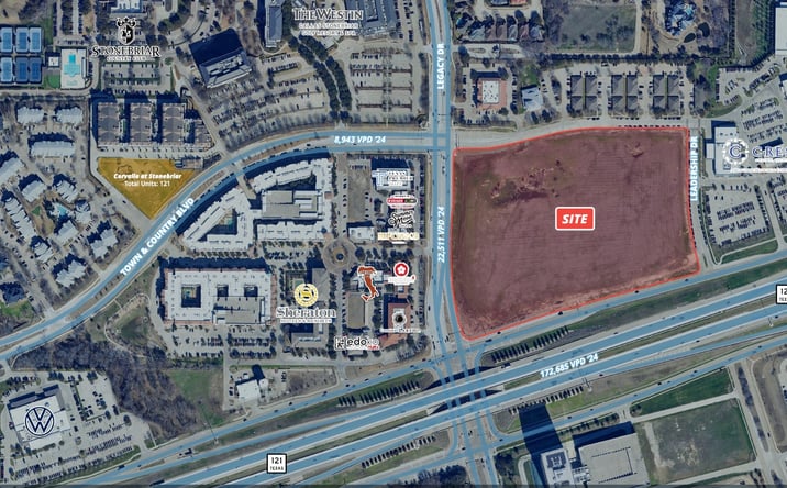 Pictures of Land property located at State Highway 121 & Legacy Drive, Frisco, TX USA, Frisco, TX 75034 for sales - image #1