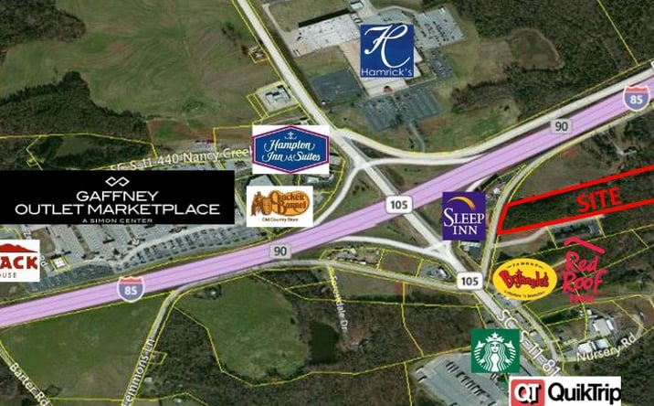 Pictures of Land property located at Windslow Ave, Gaffney, SC 29341 for sales - image #1