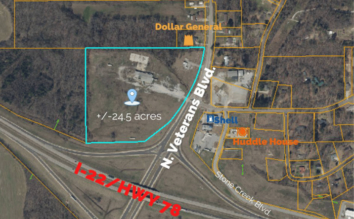 Pictures of Land, Mixed Use, Retail property located at 2255 N Veterans Memorial Blvd, Tupelo, MS 38804 for sales - image #1