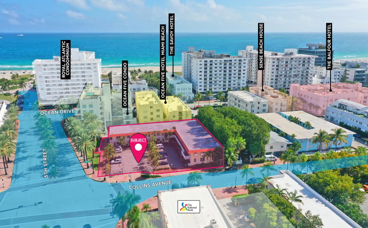 Pictures of Multifamily property located at 441 Collins Ave, Miami Beach, FL 33139 for sales - image #1