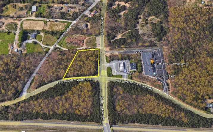 Pictures of Land property located at N. Service Road of Sunrise Highway & Wading River Road, Center Moriches, NY 11934 for sales - image #1