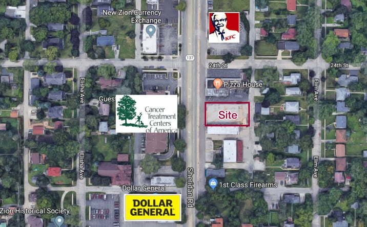 Pictures of Land property located at 2417 N Sheridan Rd, Zion, IL 60099 for sales - image #1