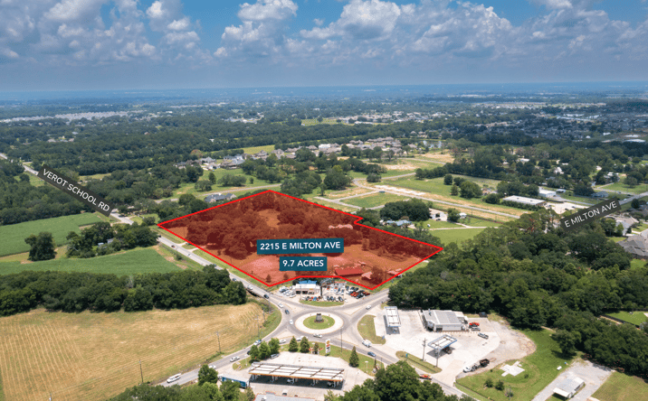 Pictures of Land property located at 2215 E Milton Ave, Youngsville, LA 70592 for sales - image #1