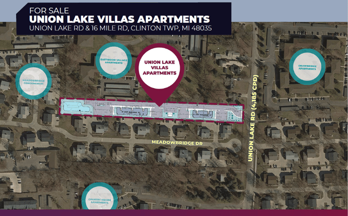 Pictures of Multifamily, Land property located at Union Lake Rd & 16 Mile Rd, Clinton Township, MI 48035 for sales - image #1