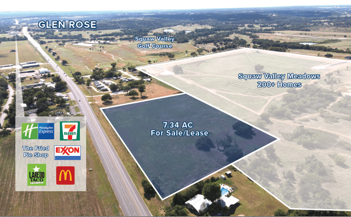 Pictures of Land property located at W Hwy 67, Glen Rose, TX 76043 for sales - image #1