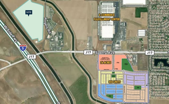 Pictures of Land property located at NEC I-5 and Sperry Avenue Patterson, CA 95363, Patterson, CA 95363 for sales - image #1