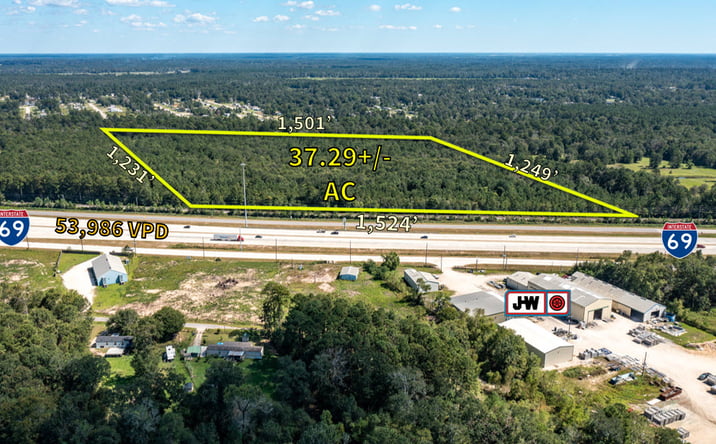 Pictures of Land property located at 0 Hwy 59 & Midline Rd, Cleveland, TX 77327 for sales - image #1