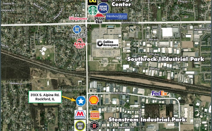 Pictures of Land property located at 3123 South Alpine Road, Rockford, IL 61109 for sales - image #1