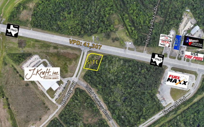 Pictures of Multifamily, Office, Retail property located at SEC FM 1960 Rd W & Richey Rd, Humble, TX 77338 for sales - image #1