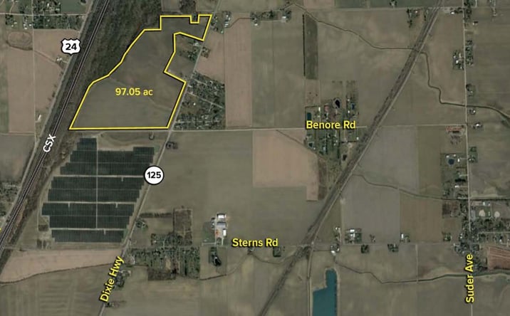 Pictures of Land property located at Dixie Hwy/Benore Rd, Erie, MI 48133 for sales - image #1