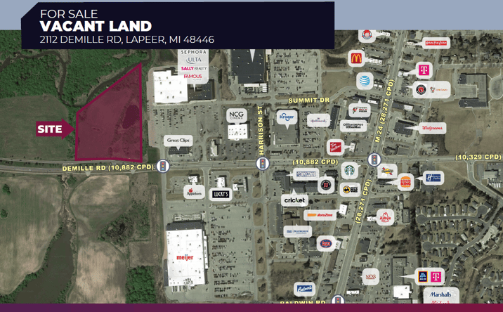 Pictures of Land property located at 2112 Demille Rd, Lapeer, MI 48446 for sales - image #1