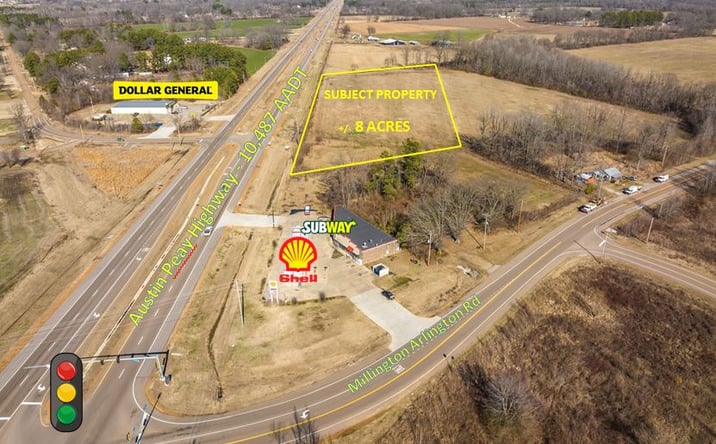Pictures of Land property located at 7958 Austin Peay Hwy, Millington, TN 38053 for sales - image #1