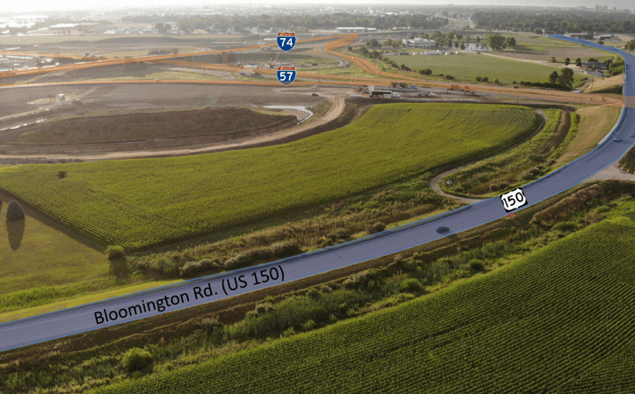 Pictures of Land property located at I-57, Champaign, IL 61822 for sales - image #1