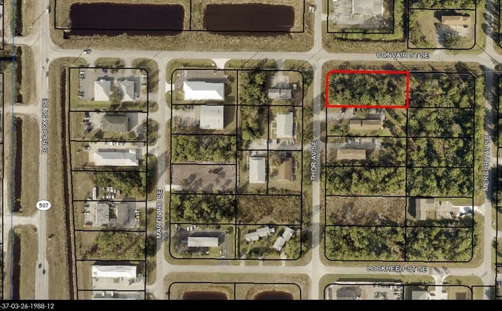 Pictures of Land property located at 401 Thor Ave SE, Palm Bay, FL 32909 for sales - image #1