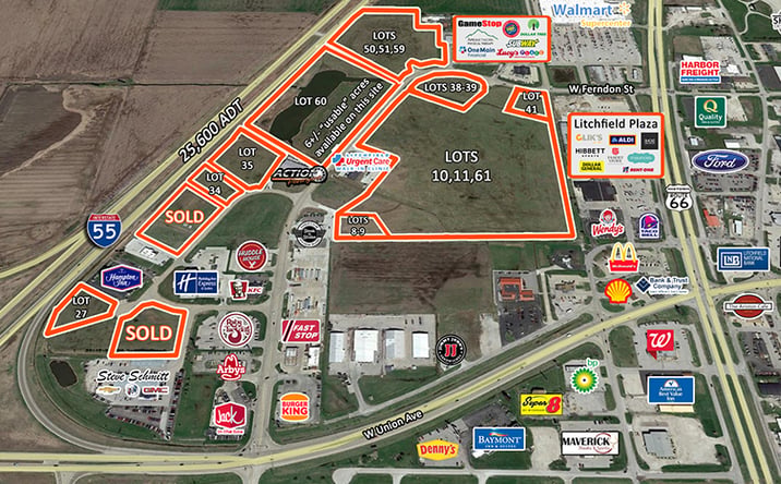 Pictures of Land property located at 66 Corvette Dr, Litchfield, IL 62056 for sales - image #1
