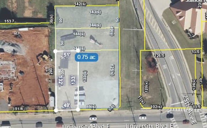 Pictures of Land property located at 2430 University Blvd East, Tuscaloosa, AL 35404 for sales - image #1