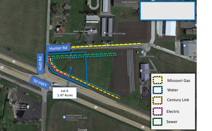 Pictures of Land property located at 537 Hunter Pl, Lone Jack, MO 64070 for sales - image #1