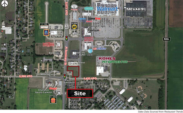 Pictures of Land property located at 100 N Seminary St, Galesburg, IL 61401 for sales - image #1