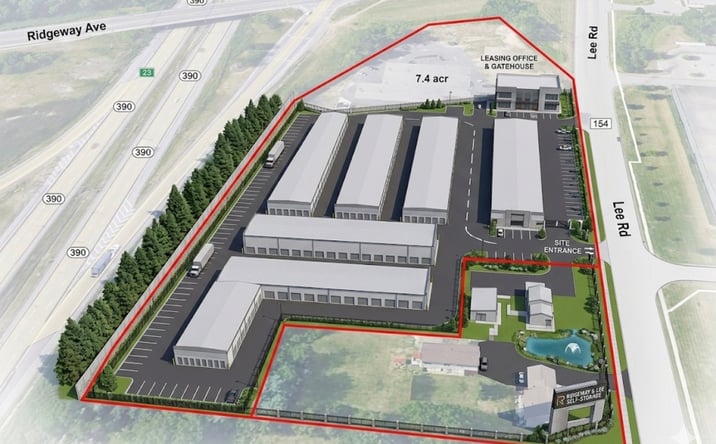 Pictures of Industrial, Land, Self Storage property located at 1245 Lee Rd, Rochester, NY 14606 for sales - image #1