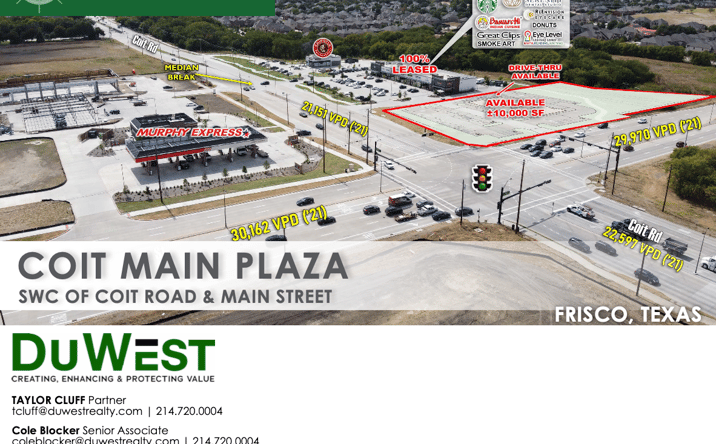 Pictures of Retail property located at 8953 Coit Rd, Frisco, TX 75035 for sales - image #1