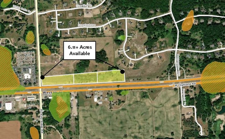 Pictures of Land property located at NE Corner Highland Rd & Hickory Ridge, Highland Charter Township, MI 48357 for sales - image #1