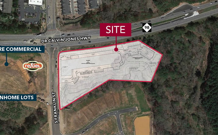 Pictures of Land property located at 0 Dr Calvin Jones Hwy, Wake Forest, NC 27587 for sales - image #1