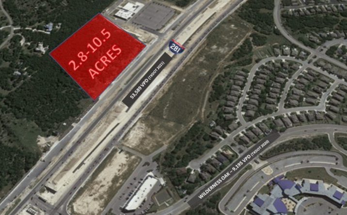 Pictures of Land property located at US 281 and Wilderness Oak, San Antonio, Texas, San Antonio, TX 78260 for sales - image #1