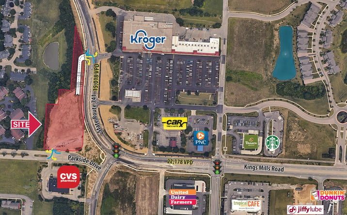 Pictures of Retail, Land property located at 5555 OH-741, Mason, OH 45040 for sales - image #1