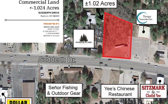 Pictures of Land property located at 630 Sudderth Dr, Ruidoso, NM 88345 for sales - image #1