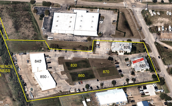 Pictures of Industrial property located at 840 & 850 Lawrence Rd, League City, TX 77573 for sales - image #1