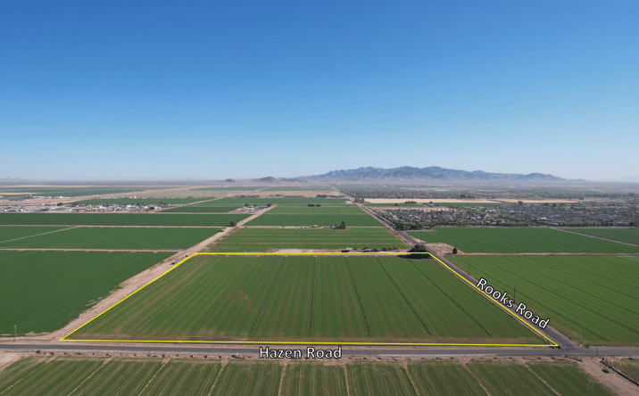 Pictures of Land property located at NWC of Hazen & Rooks Roads, Buckeye, AZ 85326 for sales - image #1