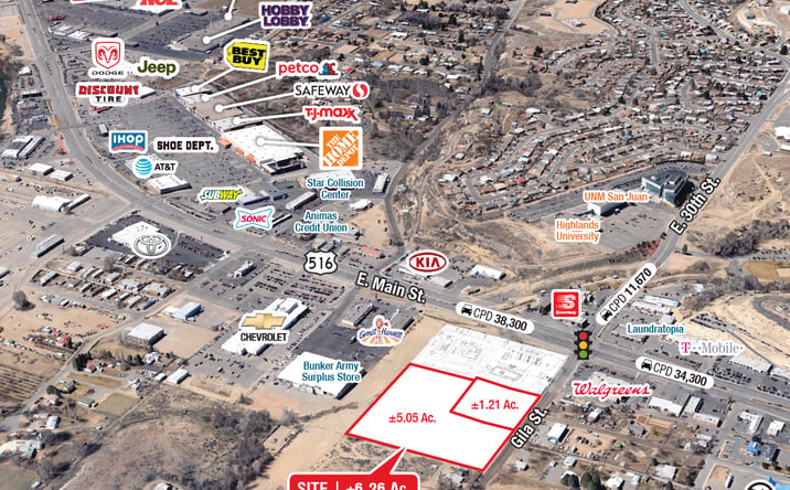 Pictures of Land property located at 4109 E Main St, Farmington, NM 87402 for sales - image #1