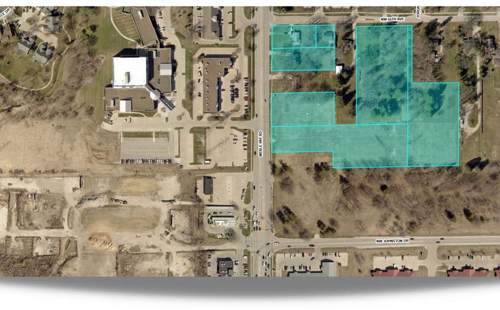 Pictures of Retail, Mixed Use, Land property located at Merle Hay Rd and NW 54th Ave, Johnston, IA 50131 for sales - image #1