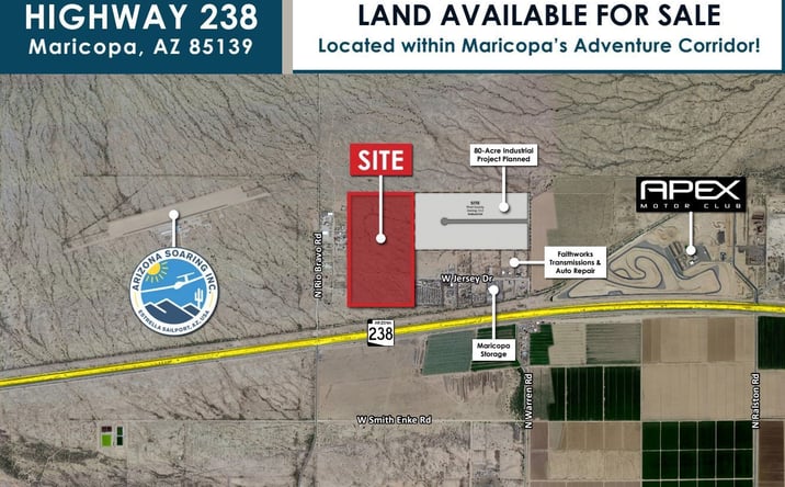 Pictures of Land property located at W Hwy 238, Maricopa, AZ 85139 for sales - image #1