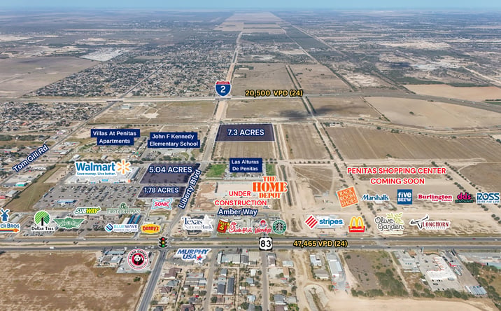 Pictures of Land property located at 230 Liberty Blvd, Penitas, TX 78576 for sales - image #1