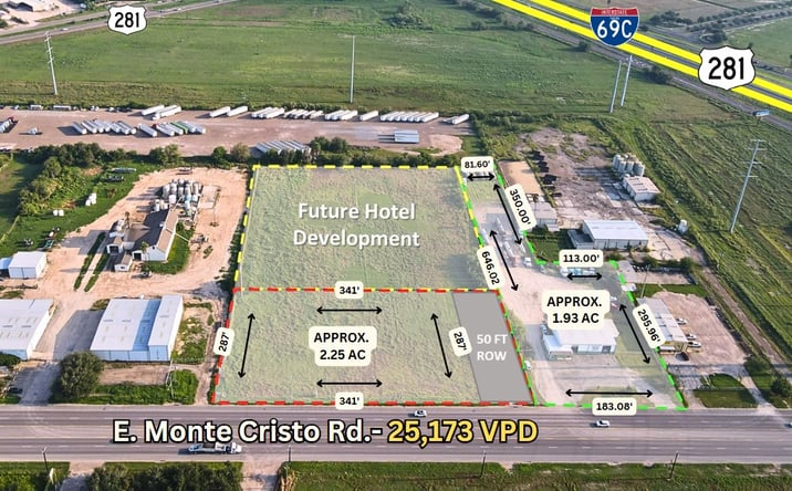Pictures of Land property located at E Monte Cristo Rd, Edinburg, TX 78541 for sales - image #1