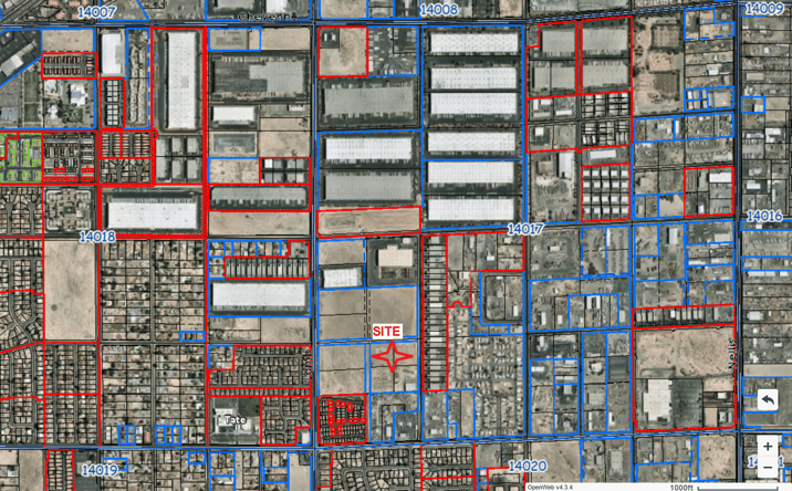 Pictures of Land property located at 4425 E Cartier Ave, Las Vegas, NV 89115 for sales - image #1