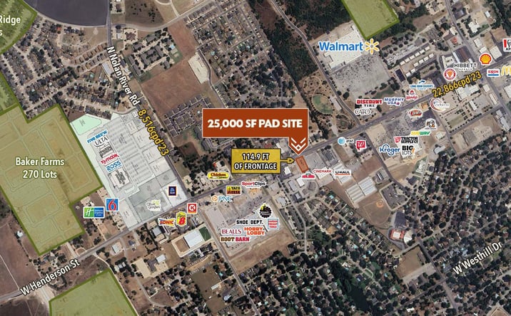 Pictures of Land property located at 1645 W Henderson St, Cleburne, TX 76033 for sales - image #1