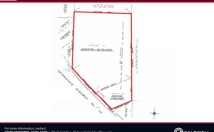 Pictures of Land property located at 2844 I-45, Huntsville, TX 77320 for sales - image #1