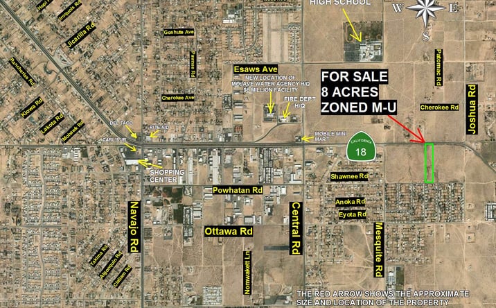 Pictures of Land property located at CA-18, Apple Valley, CA 92307 for sales - image #1