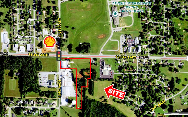 Pictures of Land property located at 2015 US Hwy 72 W, Athens, AL 35611 for sales - image #1
