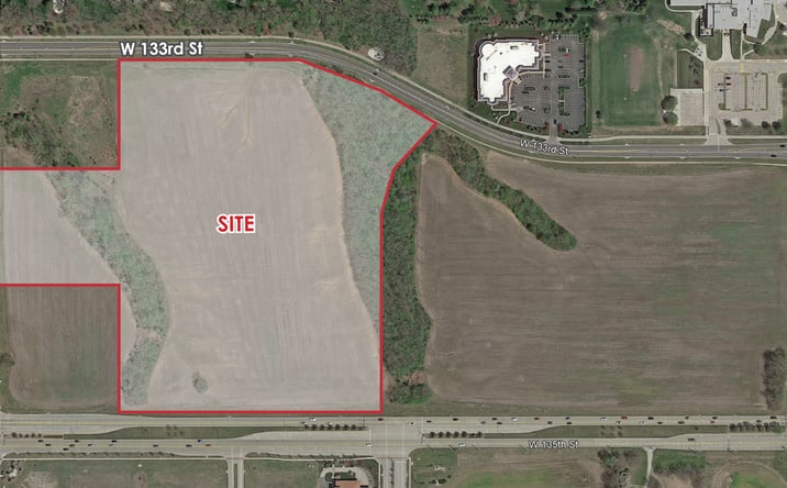 Pictures of Land property located at NEC 135th St & Roe Ave, Leawood, KS 66224 for sales - image #1