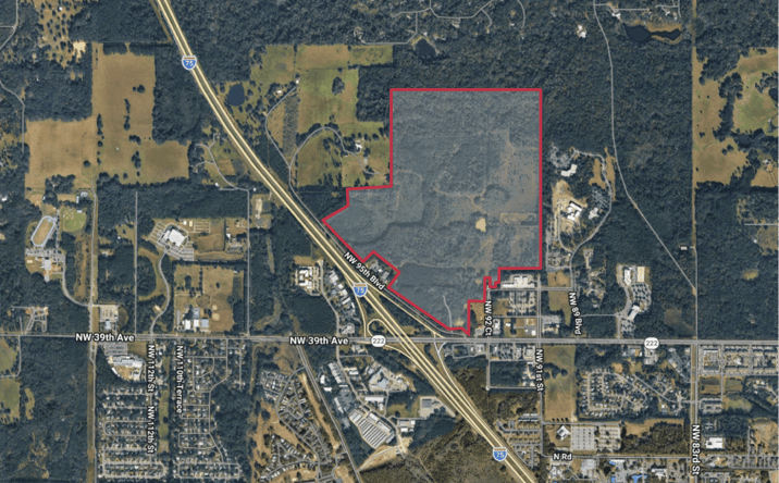Pictures of Land property located at NE Quadrant of I-75 &  NW 39th Ave, Gainesville, FL 32606 for sales - image #1