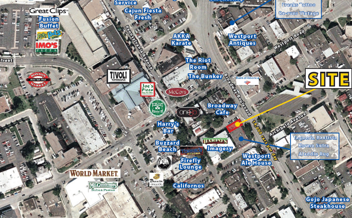 Pictures of Land, Retail property located at 4114 Broadway Blvd, Kansas City, MO 64111 for sales - image #1