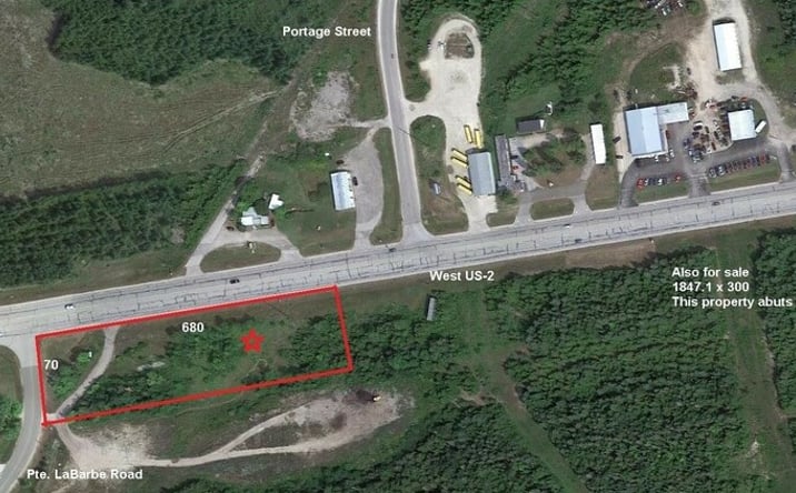 Pictures of Land property located at W US-2, St. Ignace, MI 49781 for sales - image #1