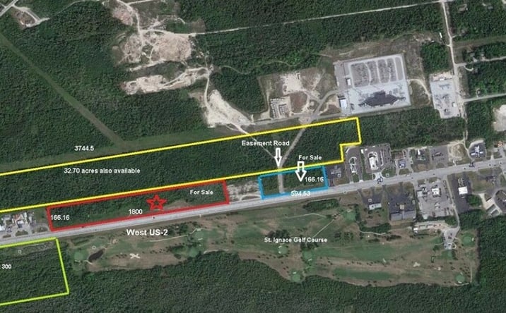 Pictures of Land property located at W US-2, St. Ignace, MI 49781 for sales - image #1