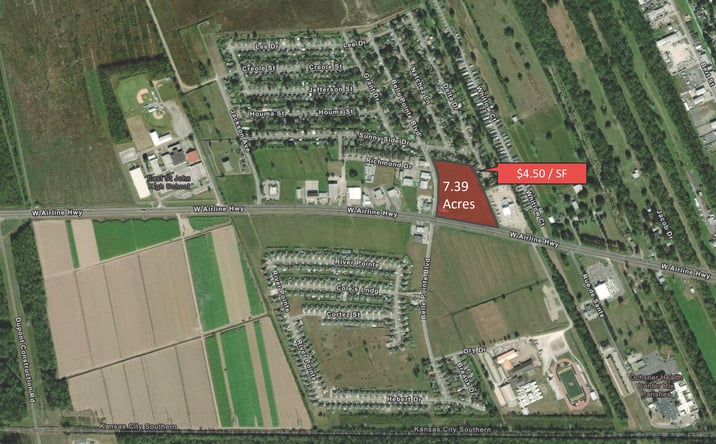 Pictures of Land property located at W Airline Highway, LaPlace, LA 70068 for sales - image #1