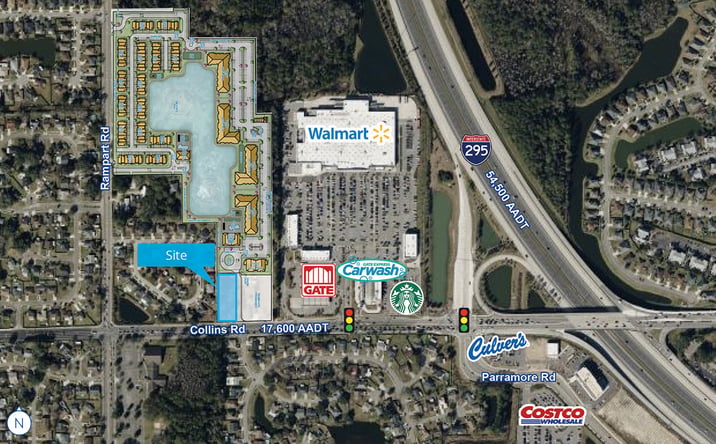 Pictures of Land property located at 7143 Collins Rd, Jacksonville, FL 32244 for sales - image #1