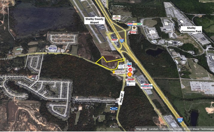 Pictures of Land property located at I-65 South and Highway 87, Calera, AL 35040 for sales - image #1